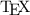 LaTeX \TeX